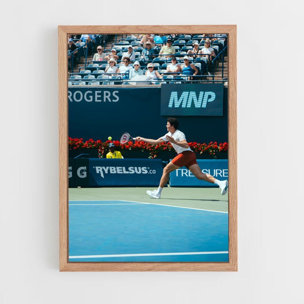 Poster Swing de Raonic – affiche Tennis (vue 4)